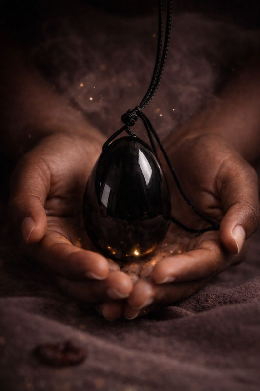 The Release Egg - Black Obsidian