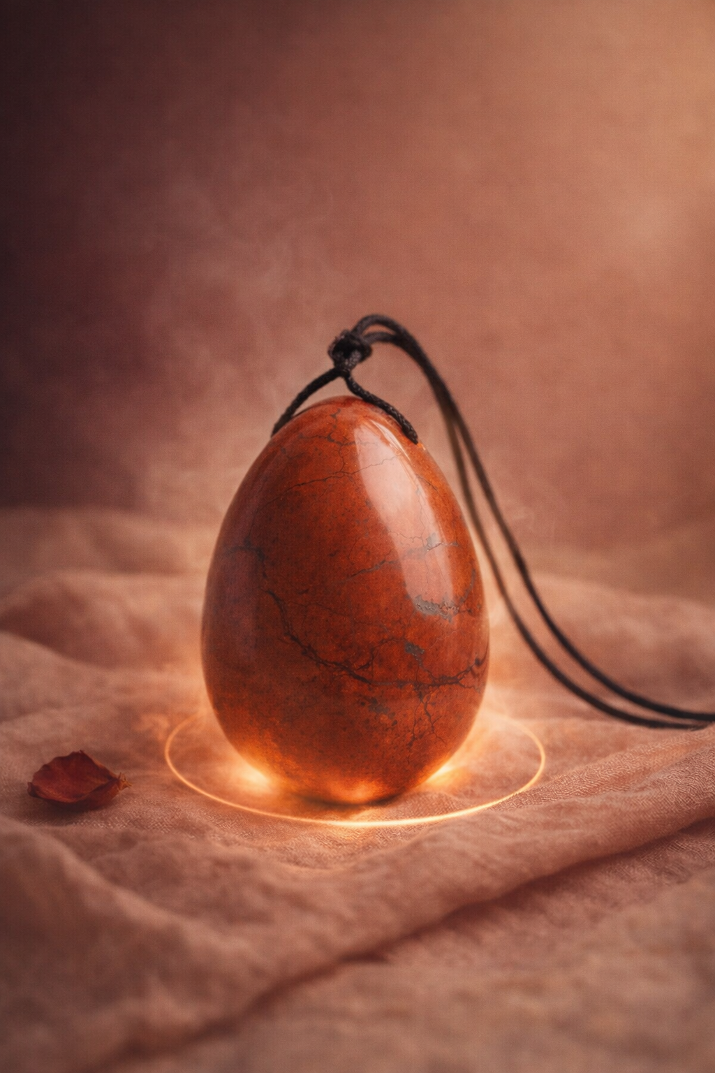 The Grounding Egg -Red Jasper